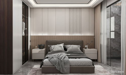 570平現代簡約復式裝修效果案例 復式大宅的舒適哲學